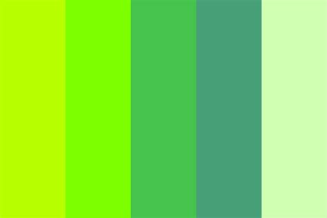 neon green color palette